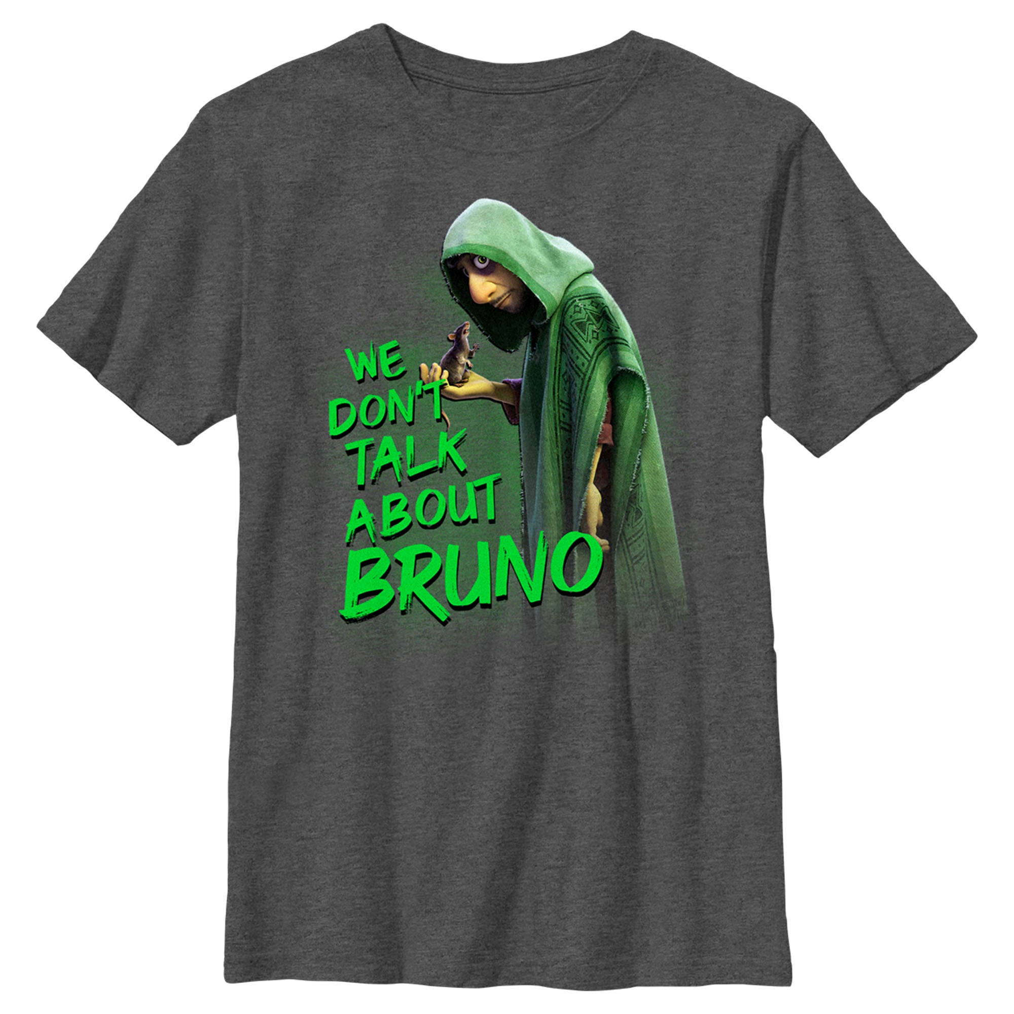 Boy’S Encanto We Don’T Talk About Bruno Green Text T-Shirt