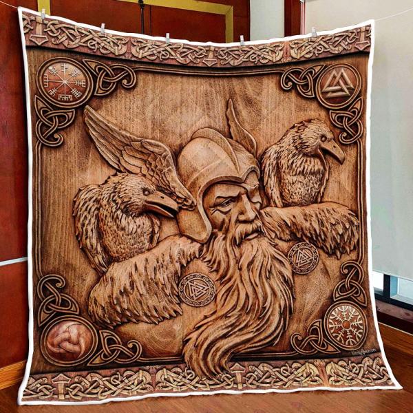 Viking Blanket, Ravens Of Odin Blanket