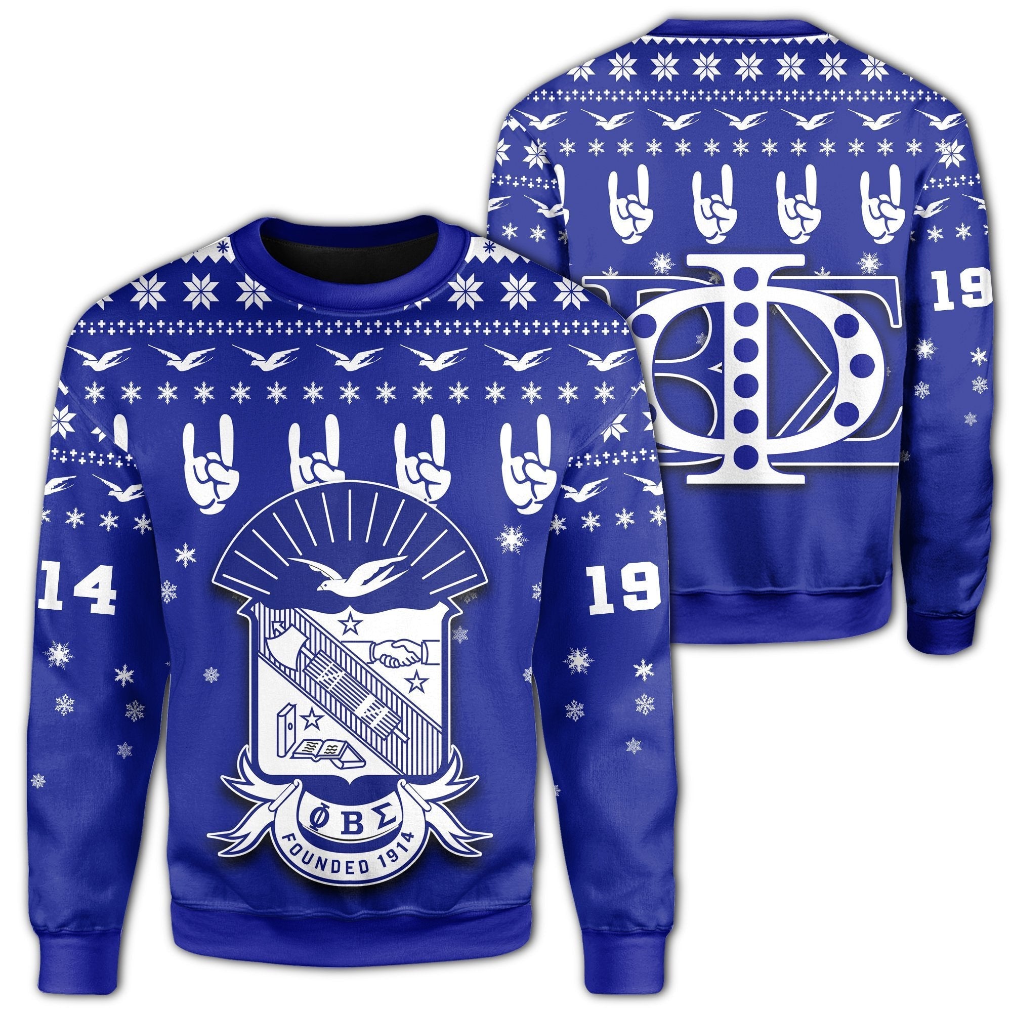 Fraternity Sweatshirt – Phi Beta Sigma Helen Christmas