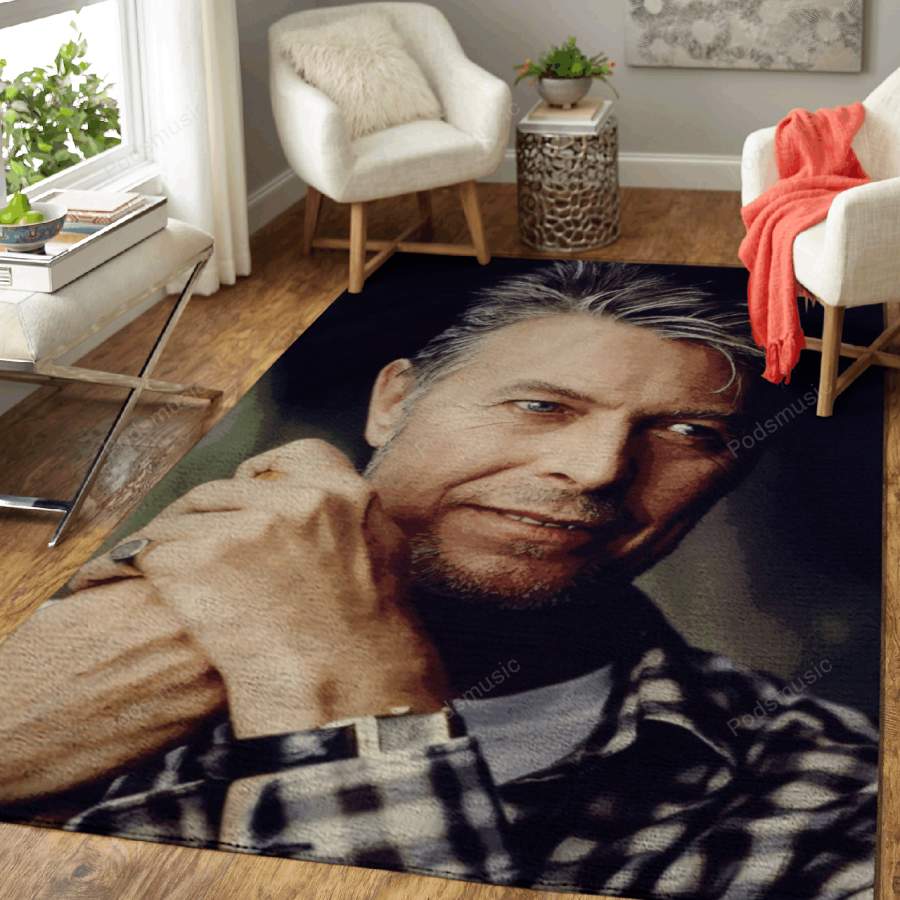 David Bowie OLD – Music Artist Art For Fans Area Rug Living Room Carpet Fl …