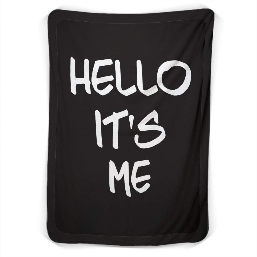 Adele Hello Its Me Fleece Blanket