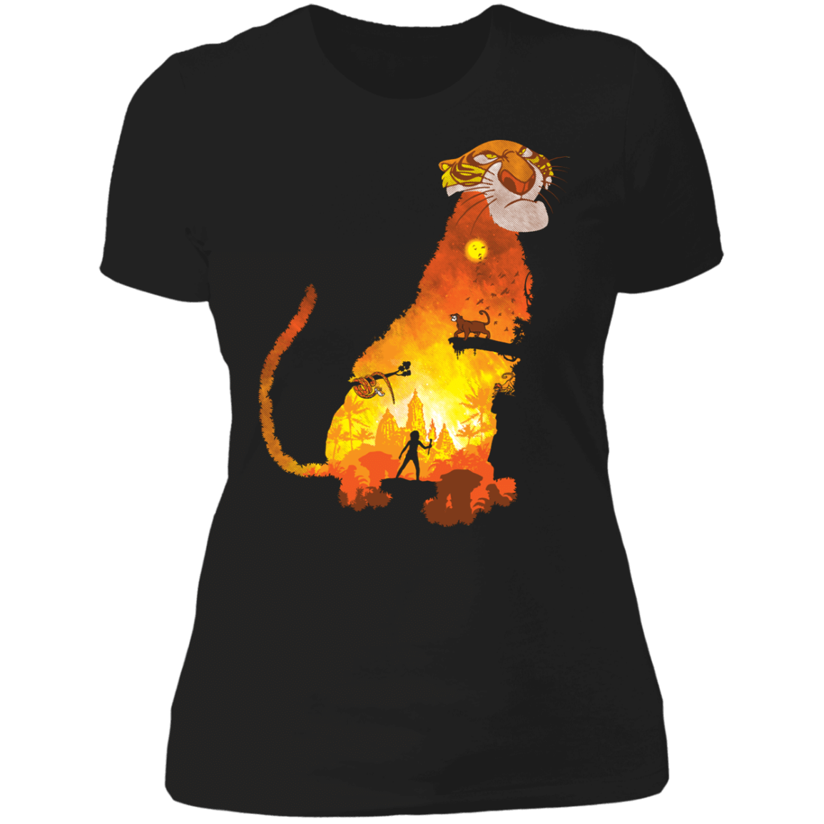 Evil Tiger Womens Premium T-Shirt