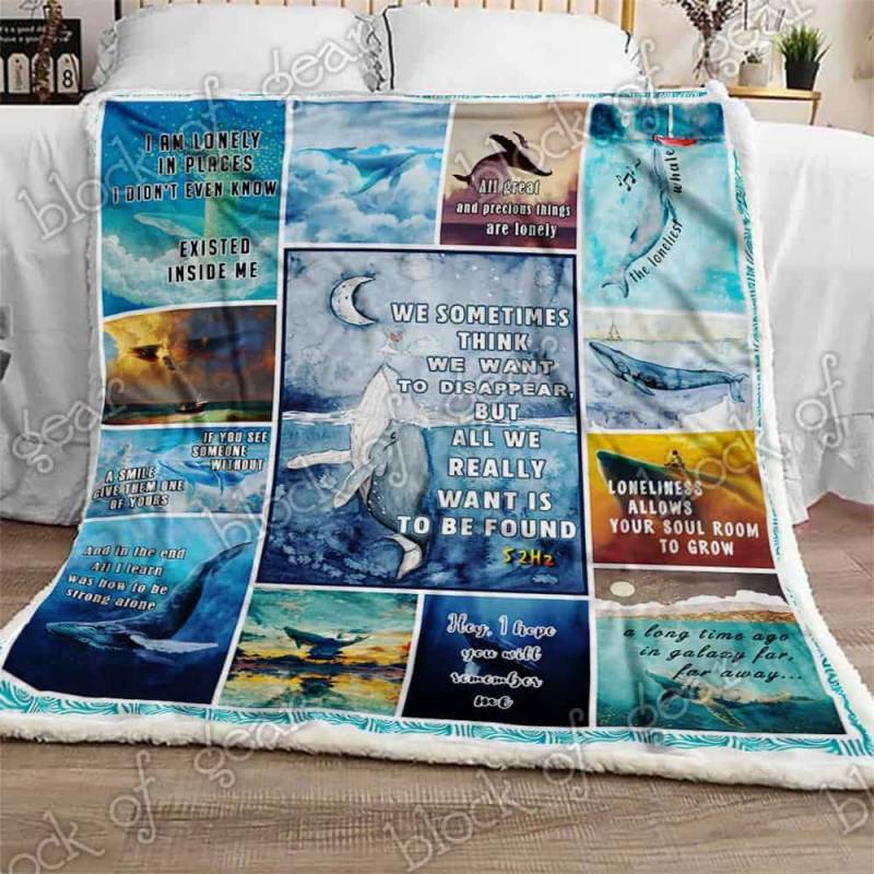 The Lonely Whale JQQ3602 Fleece Blanket