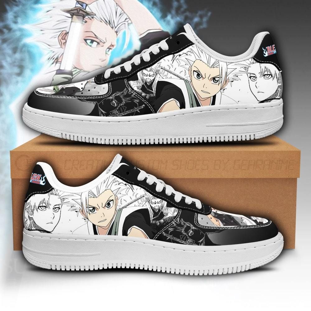 Hitsugaya Bleach Air Force Shoes Sneakers Custom Anime