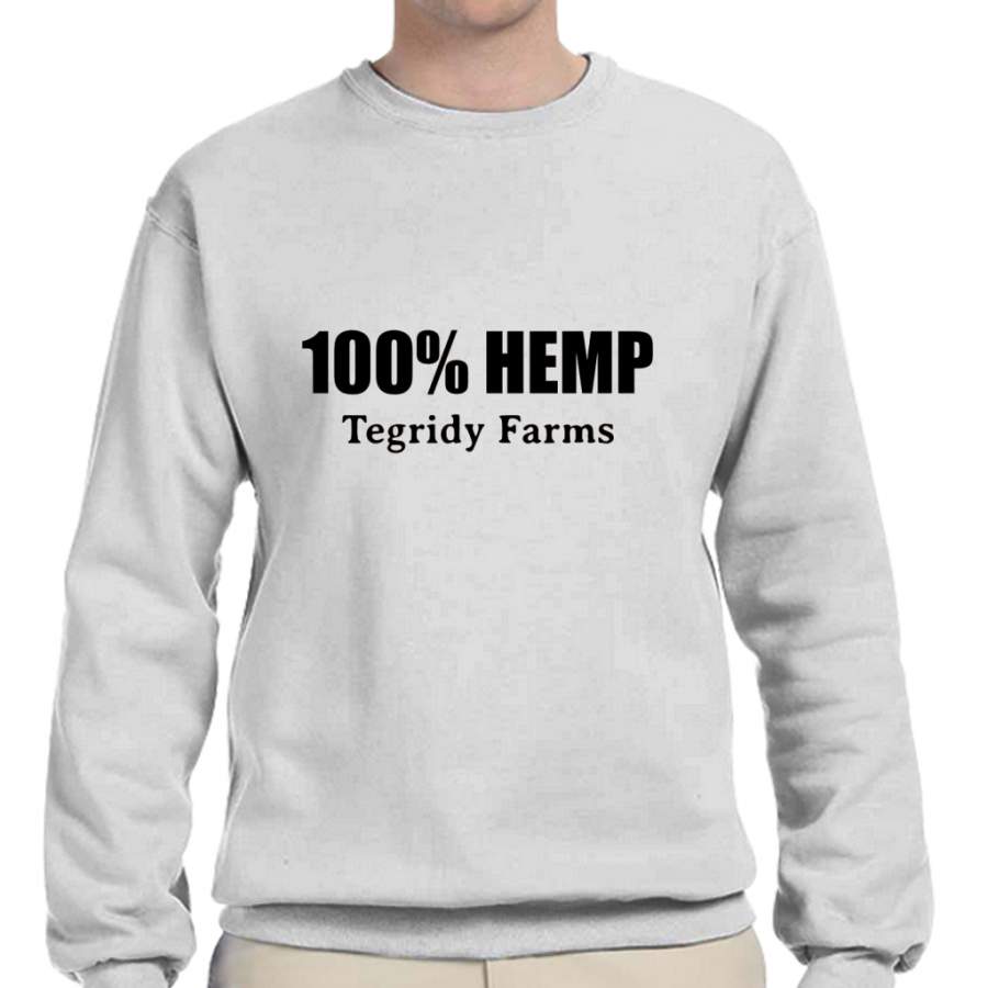 100 % Hemp by Tegridy Farms. Made with Colorado Tegridy. Crew Neck Sweatshirt