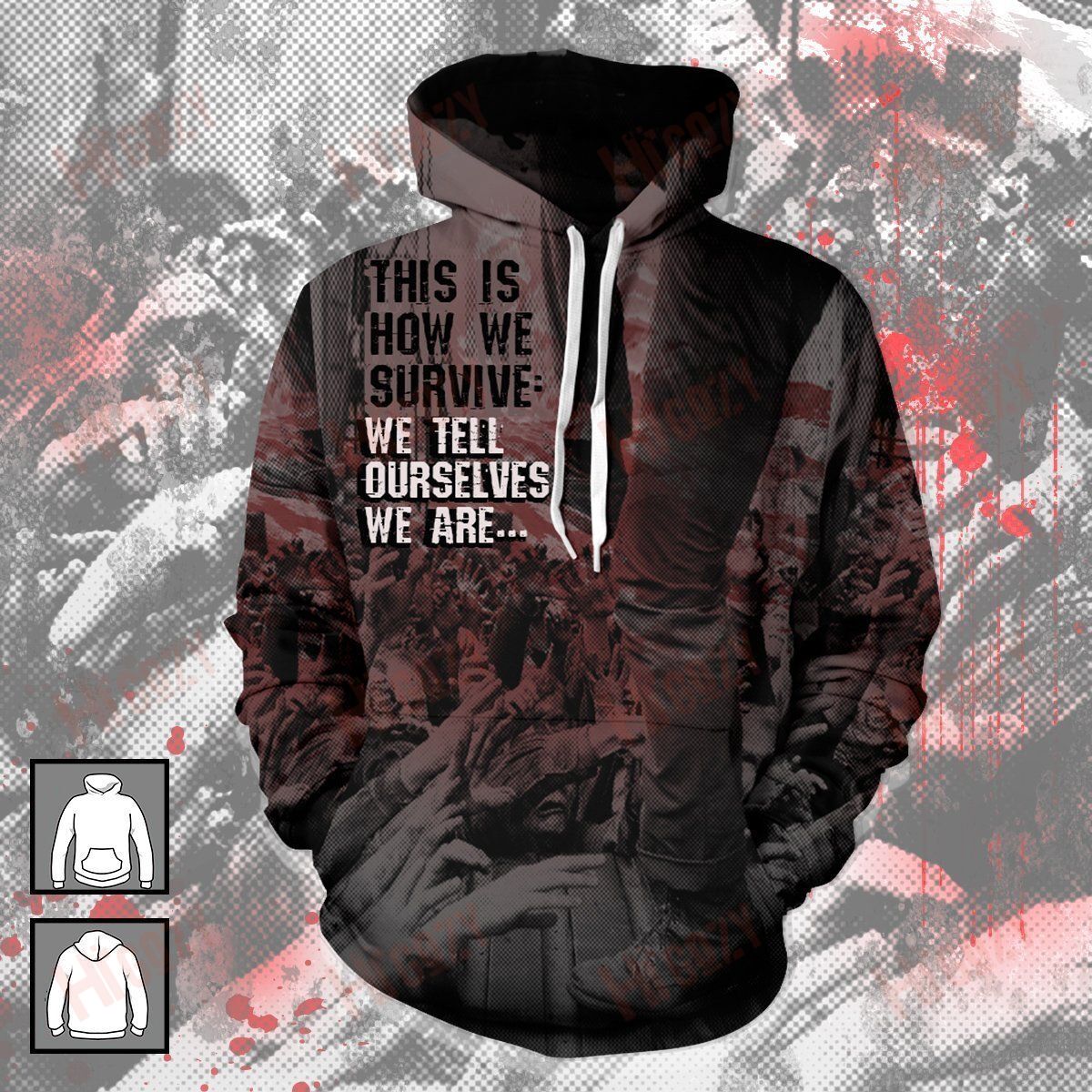 Twd This Is How We Survive Unisex Pullover Hoodie