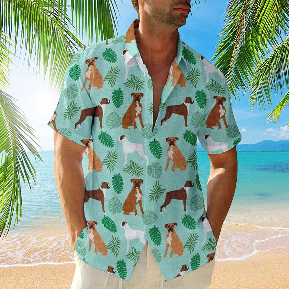 Boxer Dog Hawaii Shirt 20 Ha4457