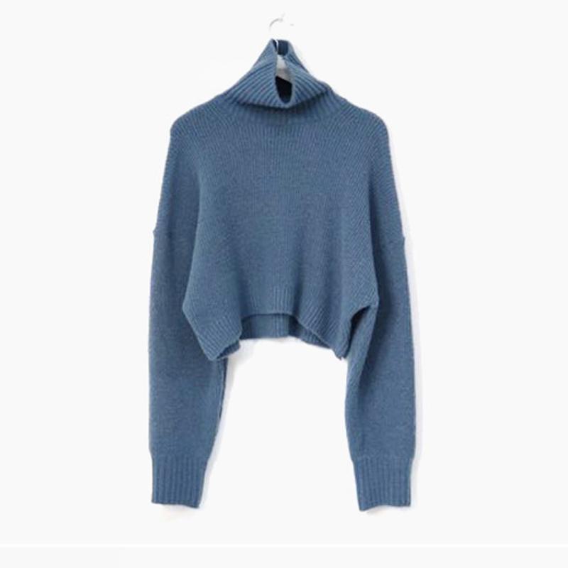 Thicken Warm Turtleneck Sweaters Women 2022 Autumn Winter Short Pullovers Fashion Loose Ladies Jumpers Oversize Knitwear alx