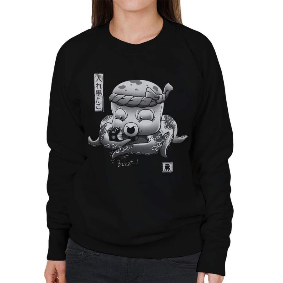 Inkedtopus Octopus Sea Creature Japan Women’s Sweatshirt