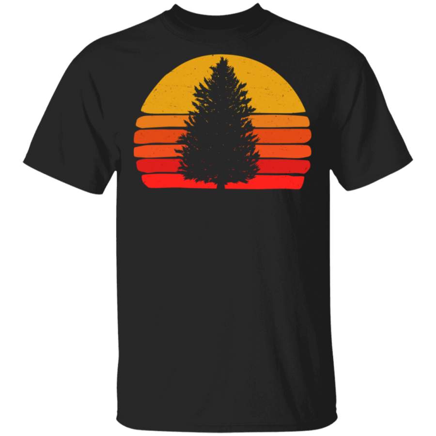 Sunset Rock Pile Tree vintage T-Shirt