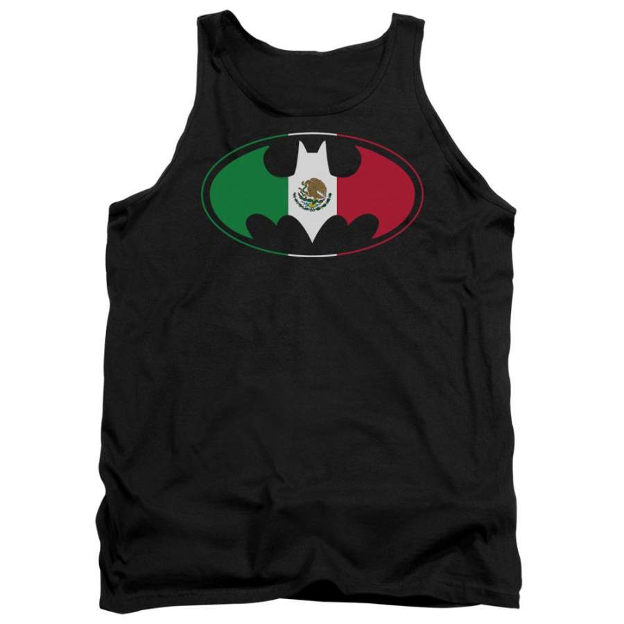 Batman – Mexican Flag Shield Adult Tank