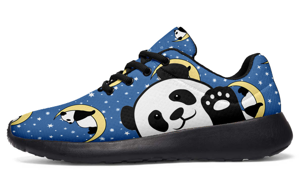 Panda Dreams Doodle Sneakers