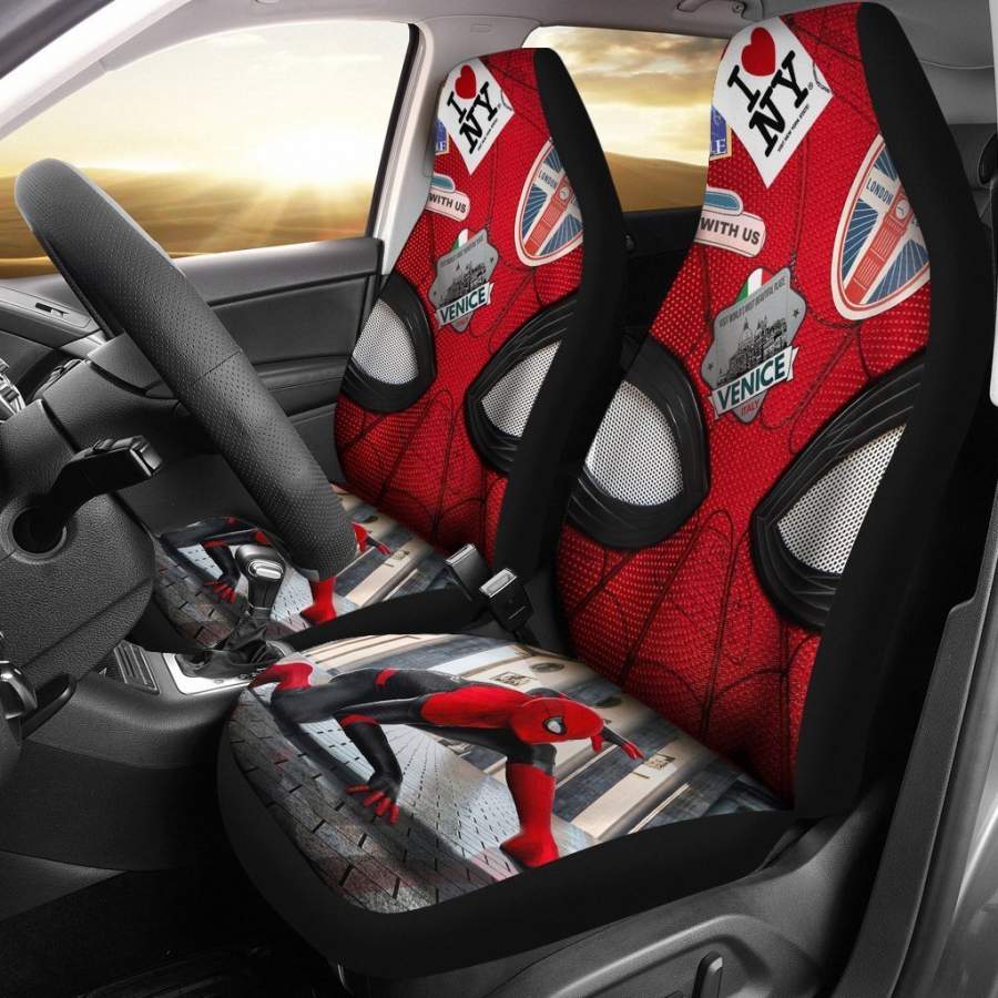 Spider Man Far From Home Car Seat Covers