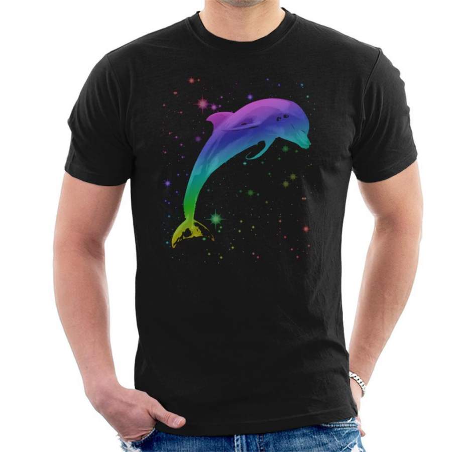 Space Dolphin Men’s T-Shirt