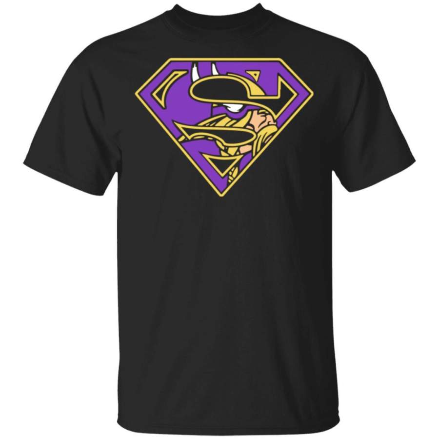 Minnesota Vikings Superman Logo T-Shirt