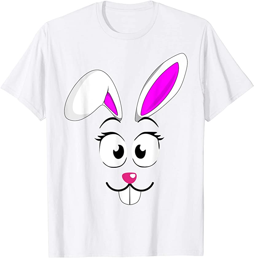 Kids Women Girls Easter Bunny T-Shirt