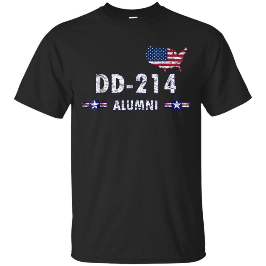 AGR Dd-214 Usa Army Veteran Alumni Us Flag Map T-shirt