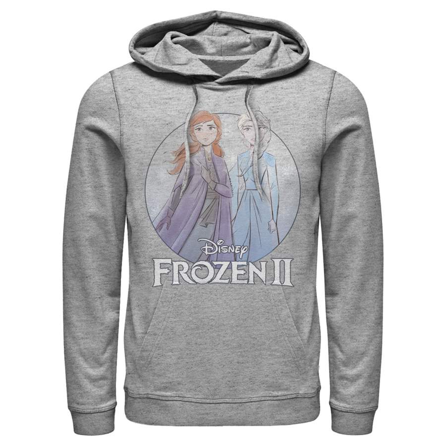 Frozen 2 Men’s Sister Circle Logo  Lightweight Hoodie