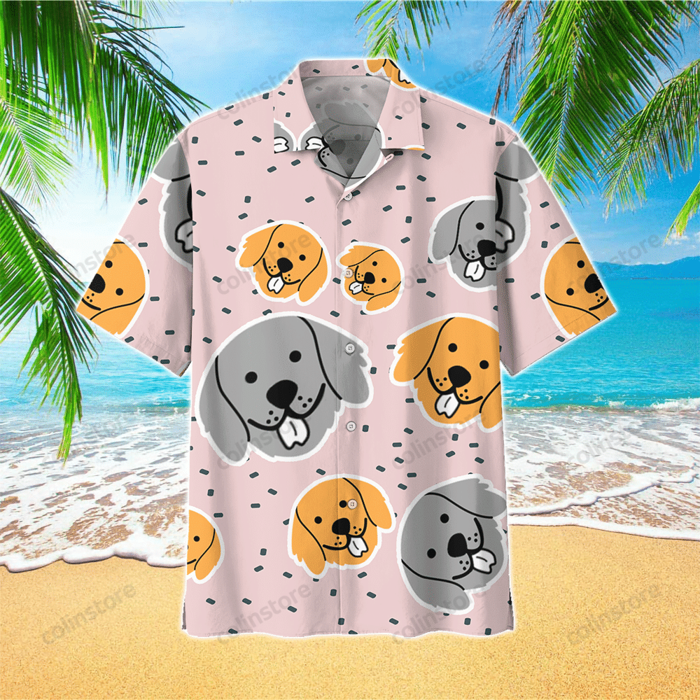 Retriever Dog Hawaii Shirt For Lover Aloha Ha87172