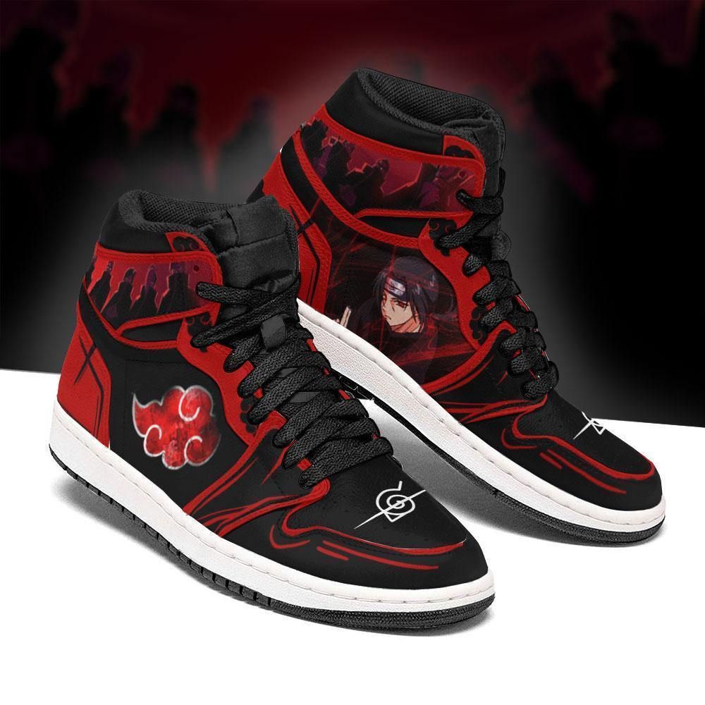 Anime Shoes Akatsuki Itachi Naruto Jd Sneakers