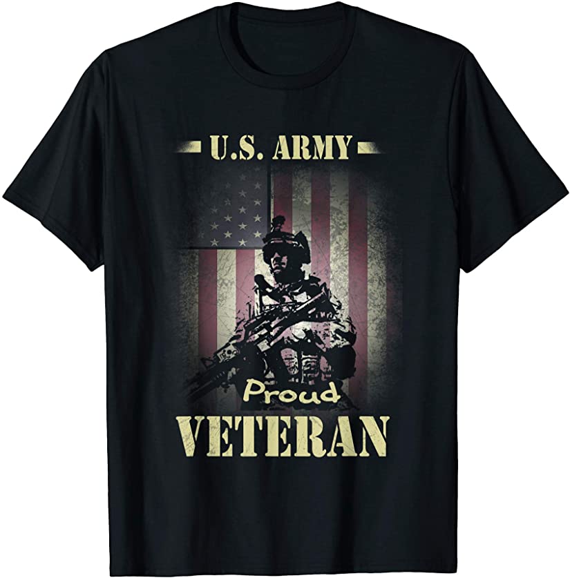 Vintage US Army Proud Veteran T-Shirt