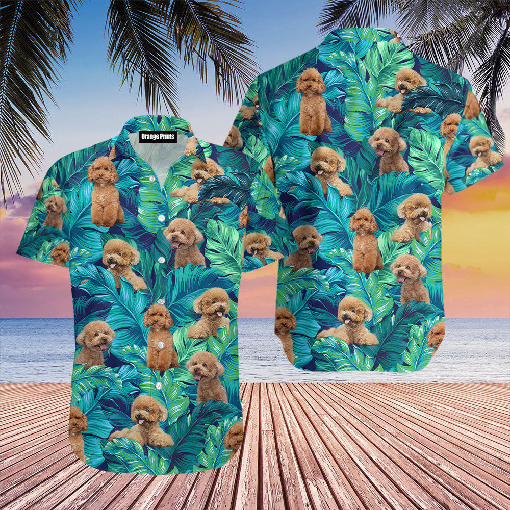 Poodle Hawaii Shirt For Men Women Ha99962