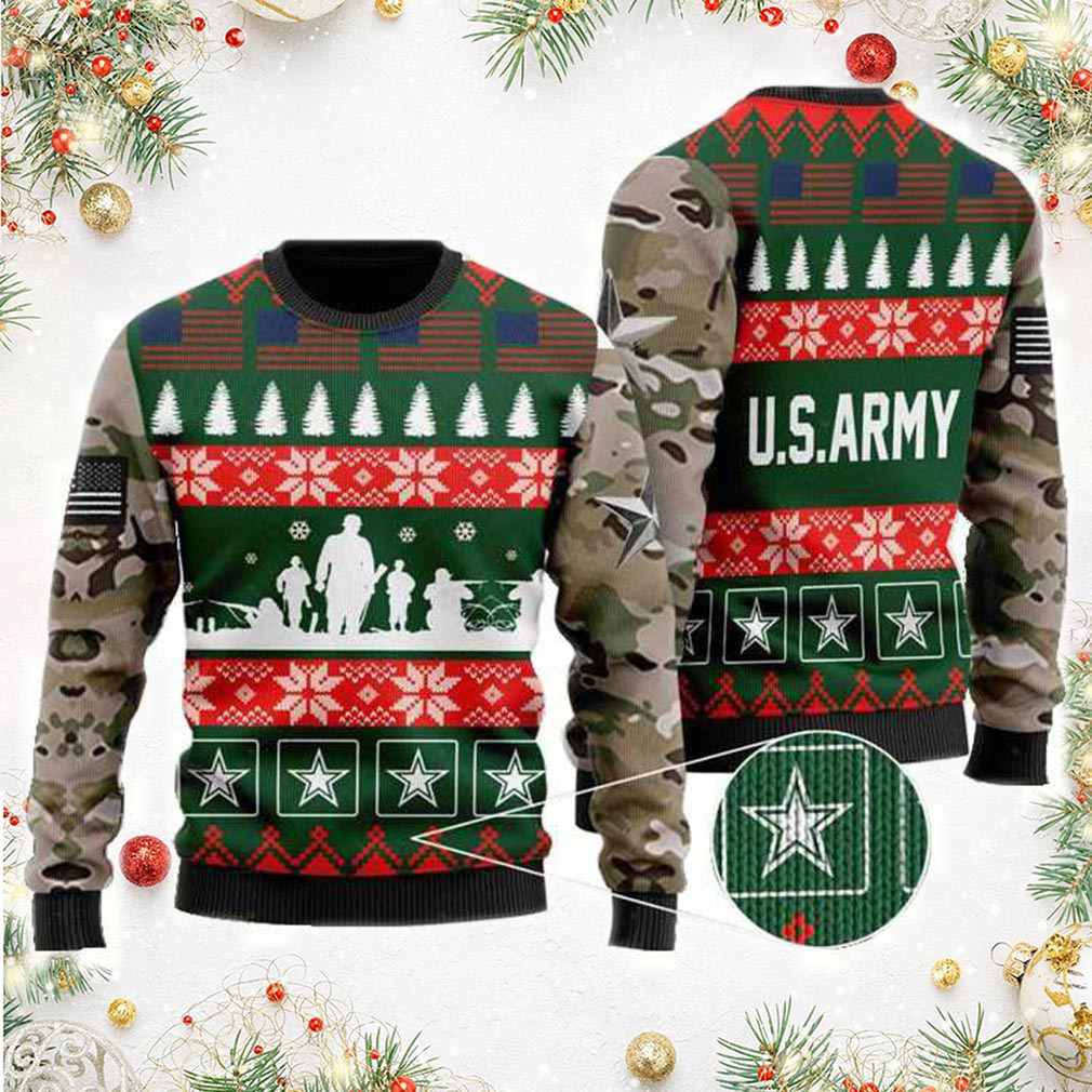 US Army Ugly Christmas Sweater | Unisex | Full Size | Adult | Colorful | US3276