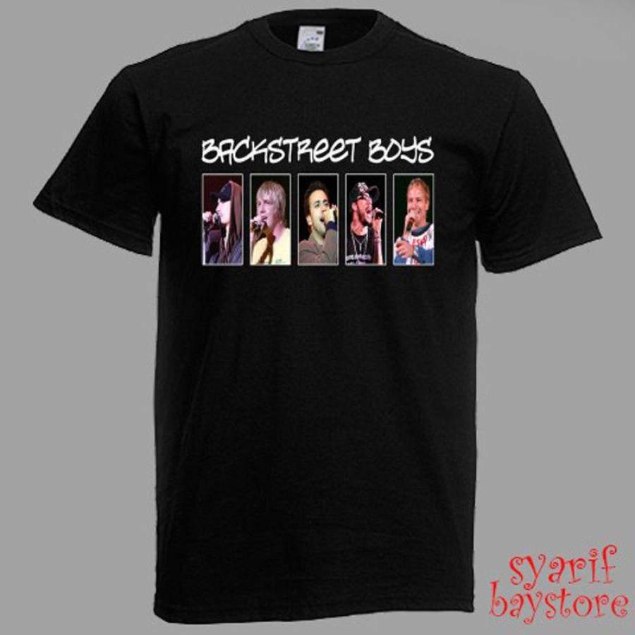 Backstreet Boys Personels Boy Band Men’s Black T-Shirt