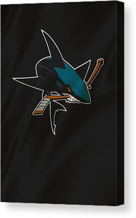 20 San Jose Sharks Joe Hamilton Canvas Print