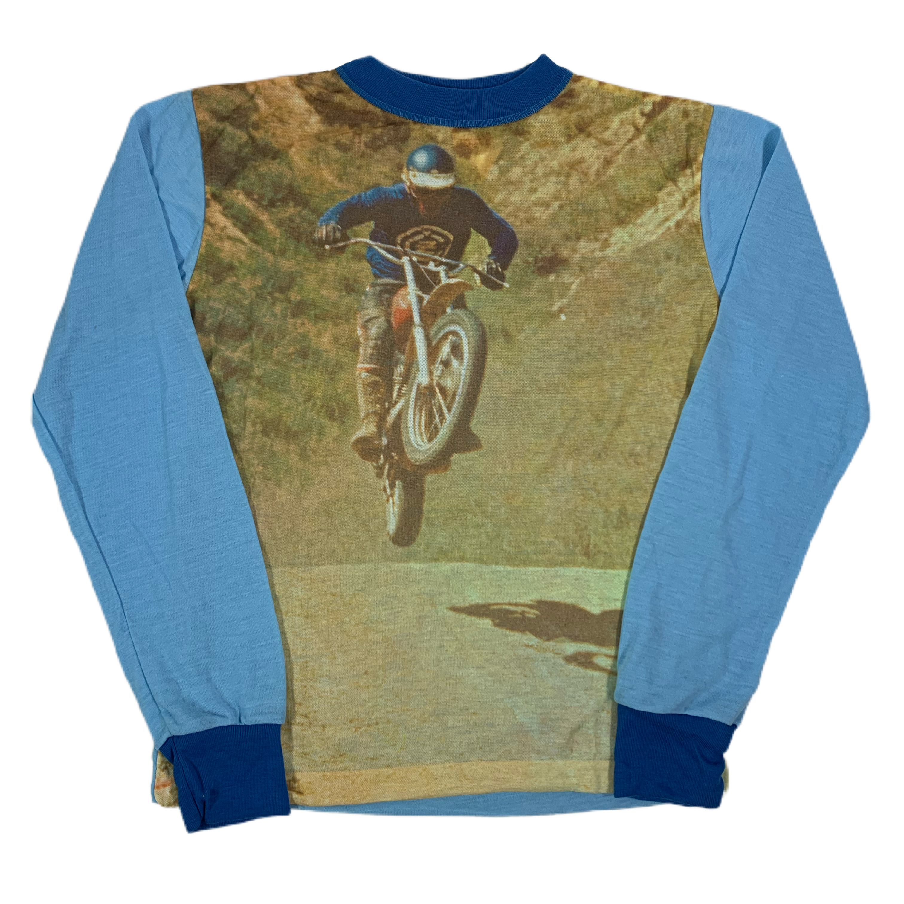 Vintage Motocross “Photo Print” Kid’s Long Sleeve Shirt