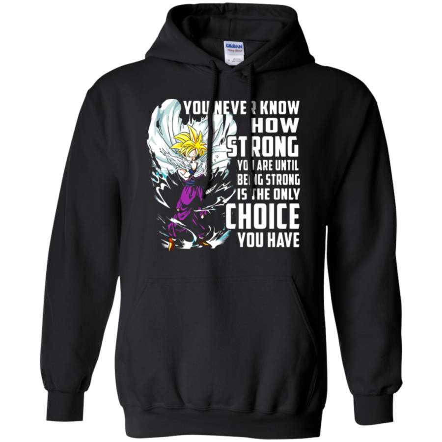 AGR Dragon Ball – Son Gohan You Never Know How Strong You Are Hoodie