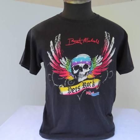 True Hair Metal Brett Michaels poison Pets Rock Petsmart Brought T-Shirt