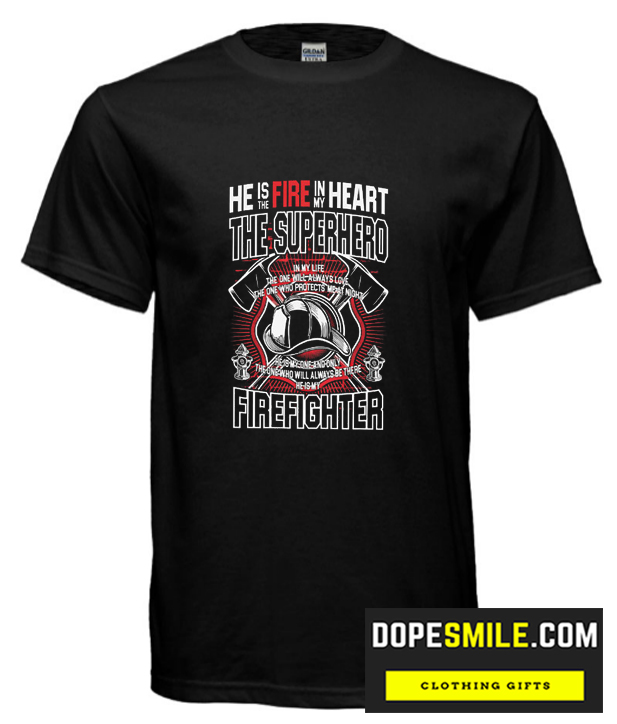 Super Hero Firefighter cool  T Shirt