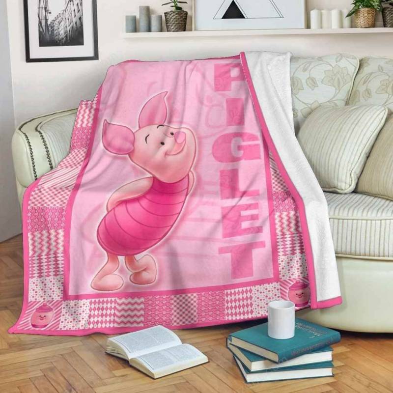 Piglet Premium Fleece Blanket