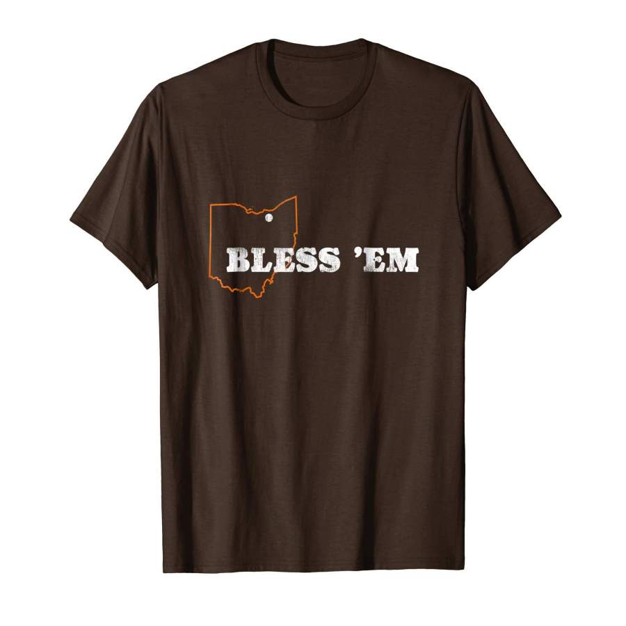 Bless ‘Em – Funny Browns Shirt (Vintage Distressed Print)