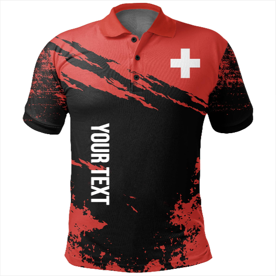 Switzerland Polo Shirt Customized K5