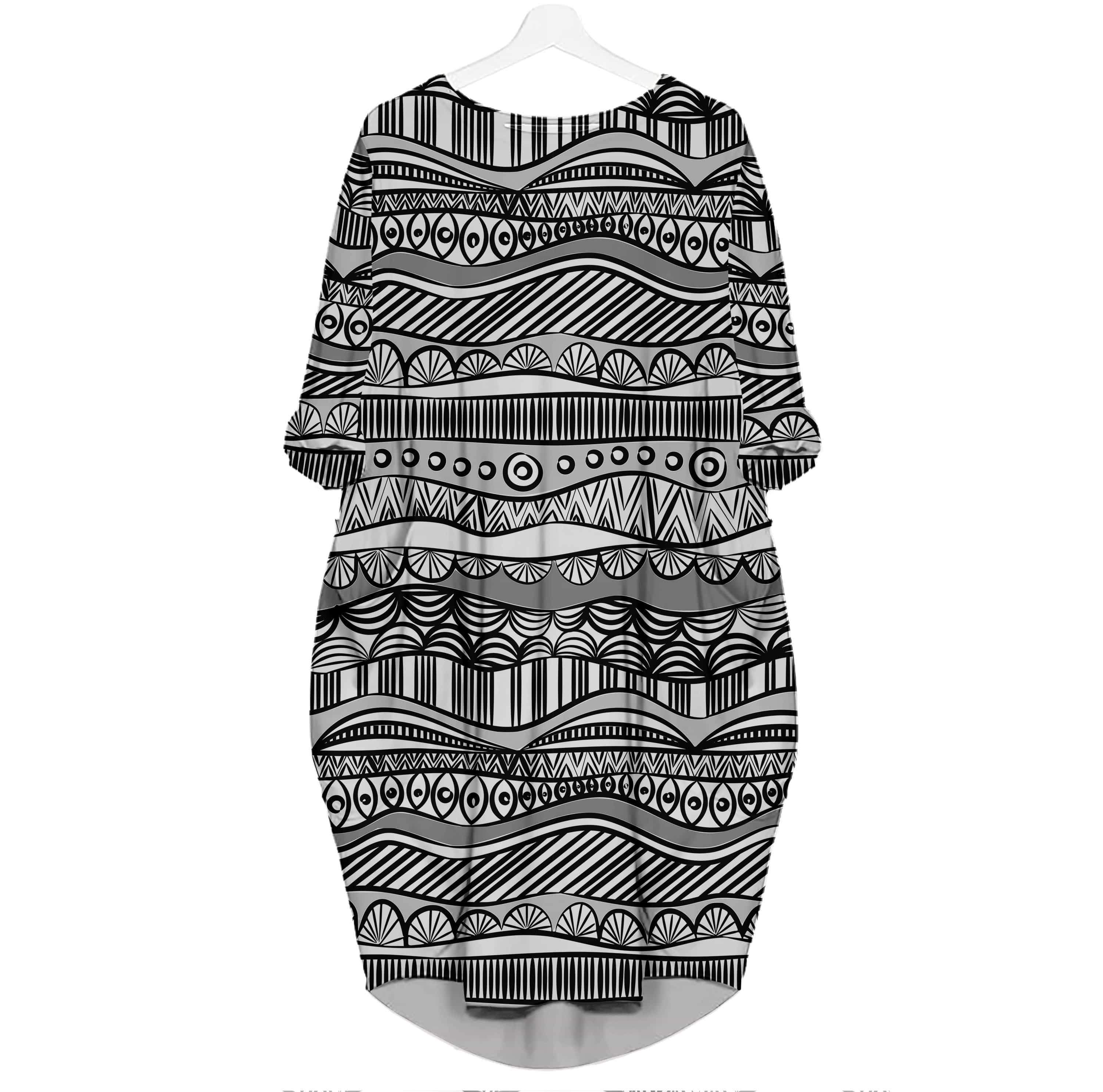 Seamless Pattern 1 – Beautiful Woman 3D Pocket Dress Melanin Women Black History Month