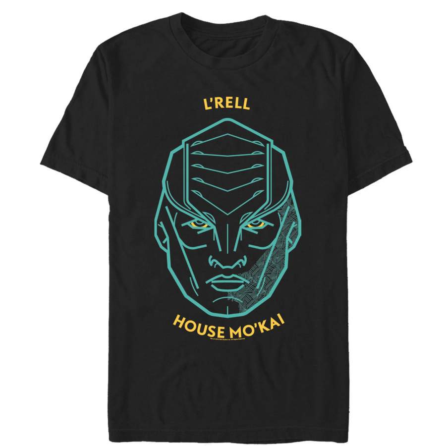 Star Trek Men’s Klingon L’Rell Portrait  T Shirt