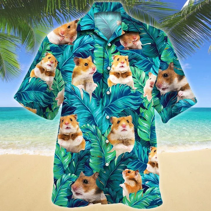 Excellent Gift For Hamster Lovers Summer Beach Palm Tree Hawaii Shirt Ha27949