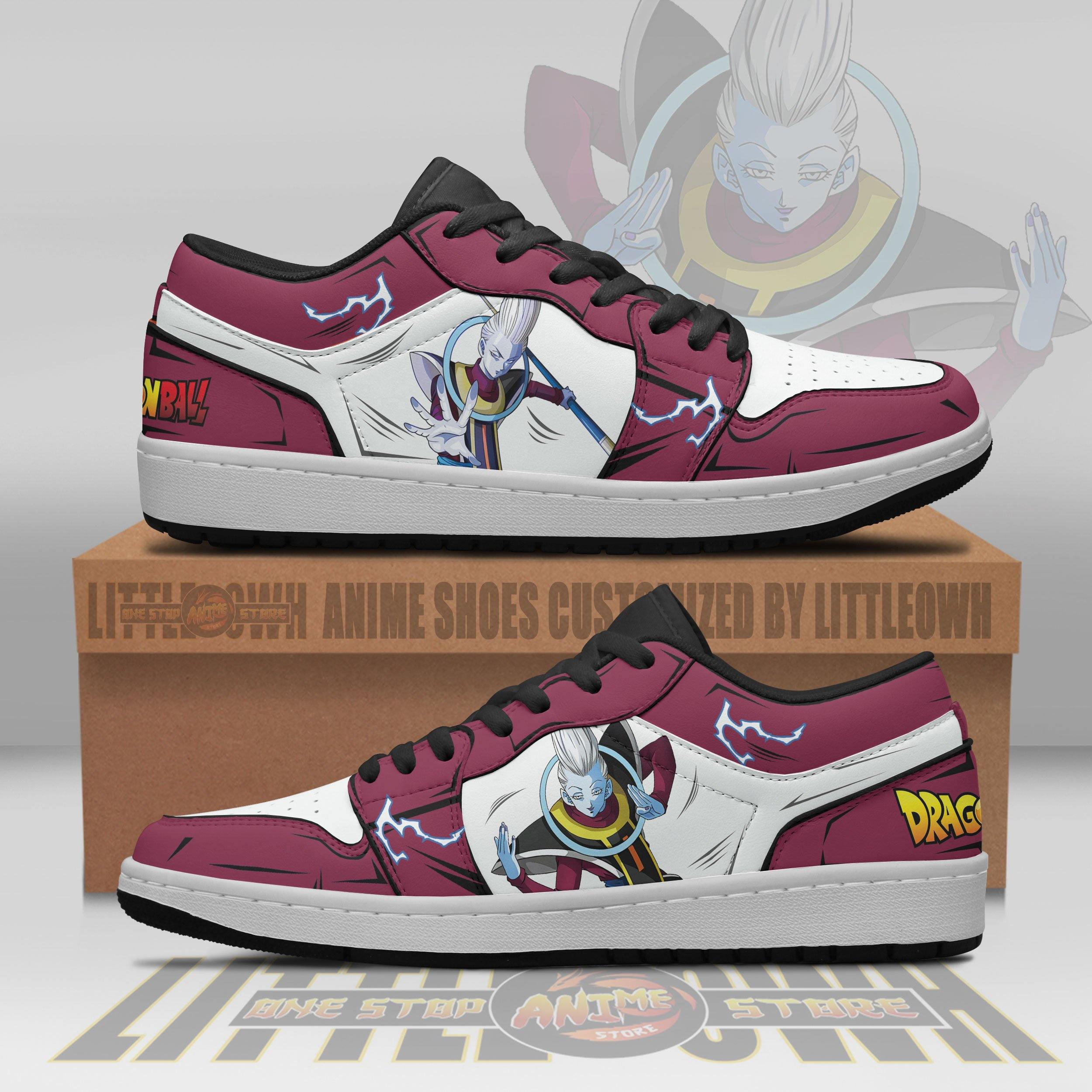 Whis Shoes Custom Dragon Ball Anime Jd Low Sneakers