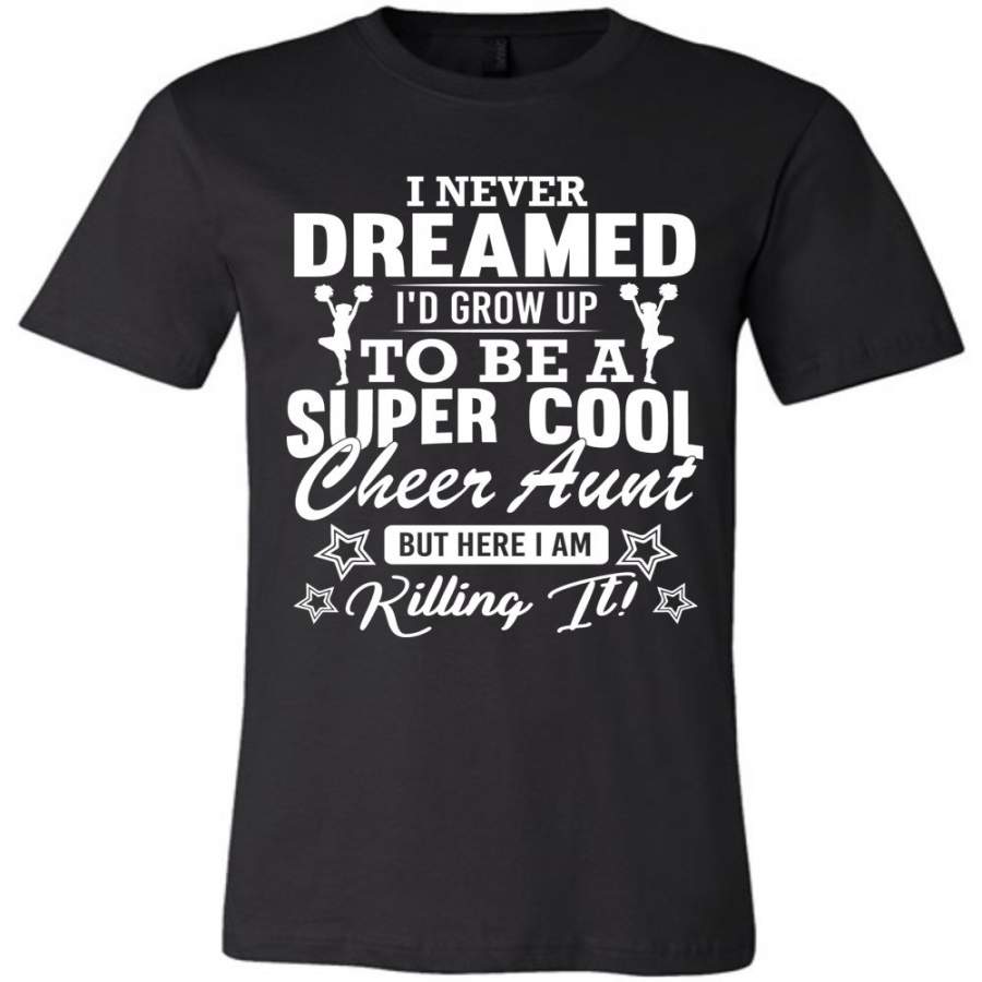 Super Cool Cheer Aunt Shirts