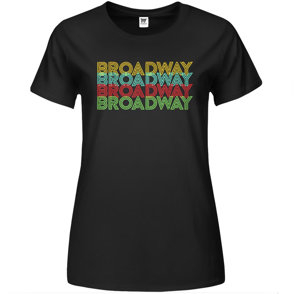 Retro Broadway Vintage Style – Musical Lovers Gift Premium Womens T Shirts