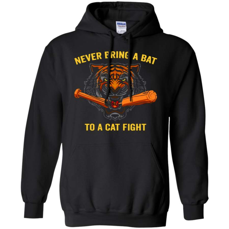 AGR Dead Zombies Never Bring A Bat To A Cat Fight Tiger Shirt hoodie