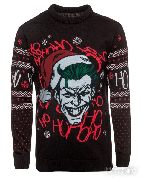 Joker Put On A Santa Hat Ho Ho Christmas Sweater, Joker Christmas Gift,Joker Christmas Shirt Joker 2024