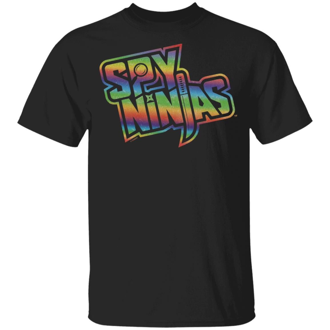 Chad Wild Clay Spy Ninjas Foil Black Youth T-Shirt