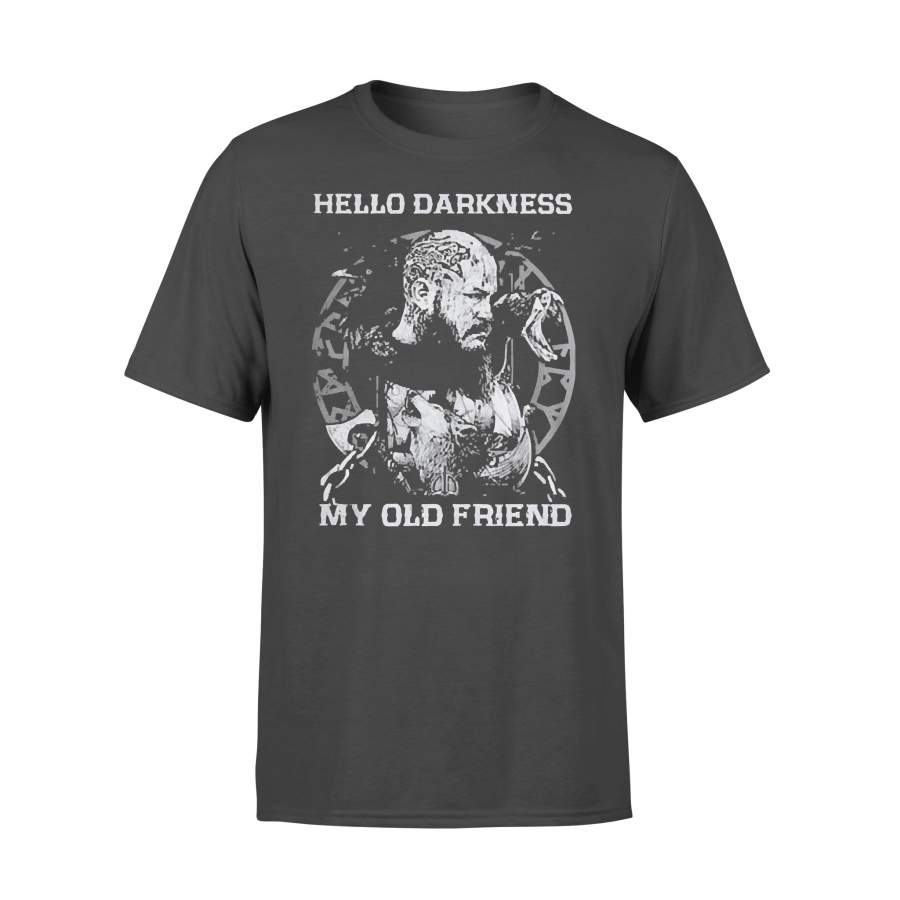 Vikings Warriors Hello Darkness My Old Friend T-shirt