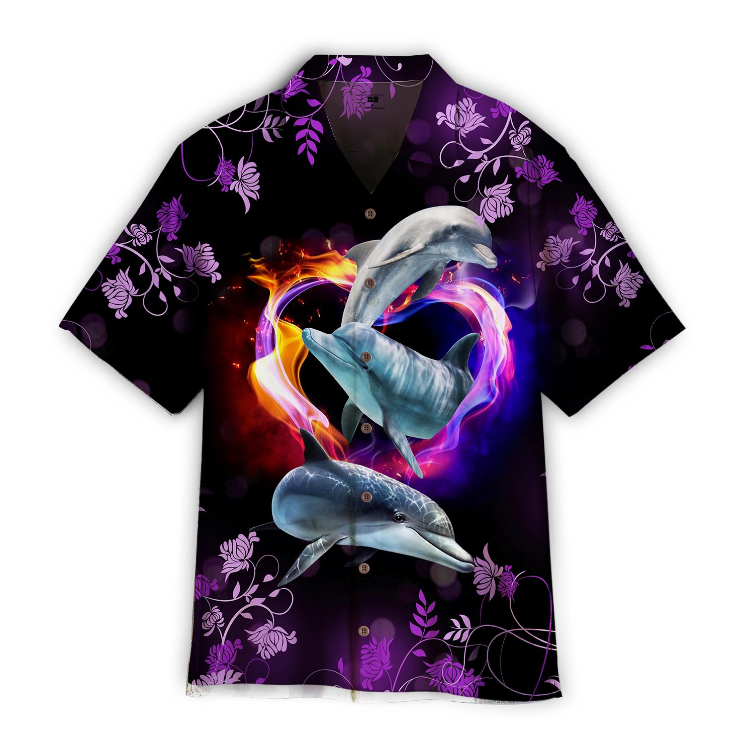 Dolphin Hawaiian Shirt | For Men & Women | Wt5642 Aloha Shirt