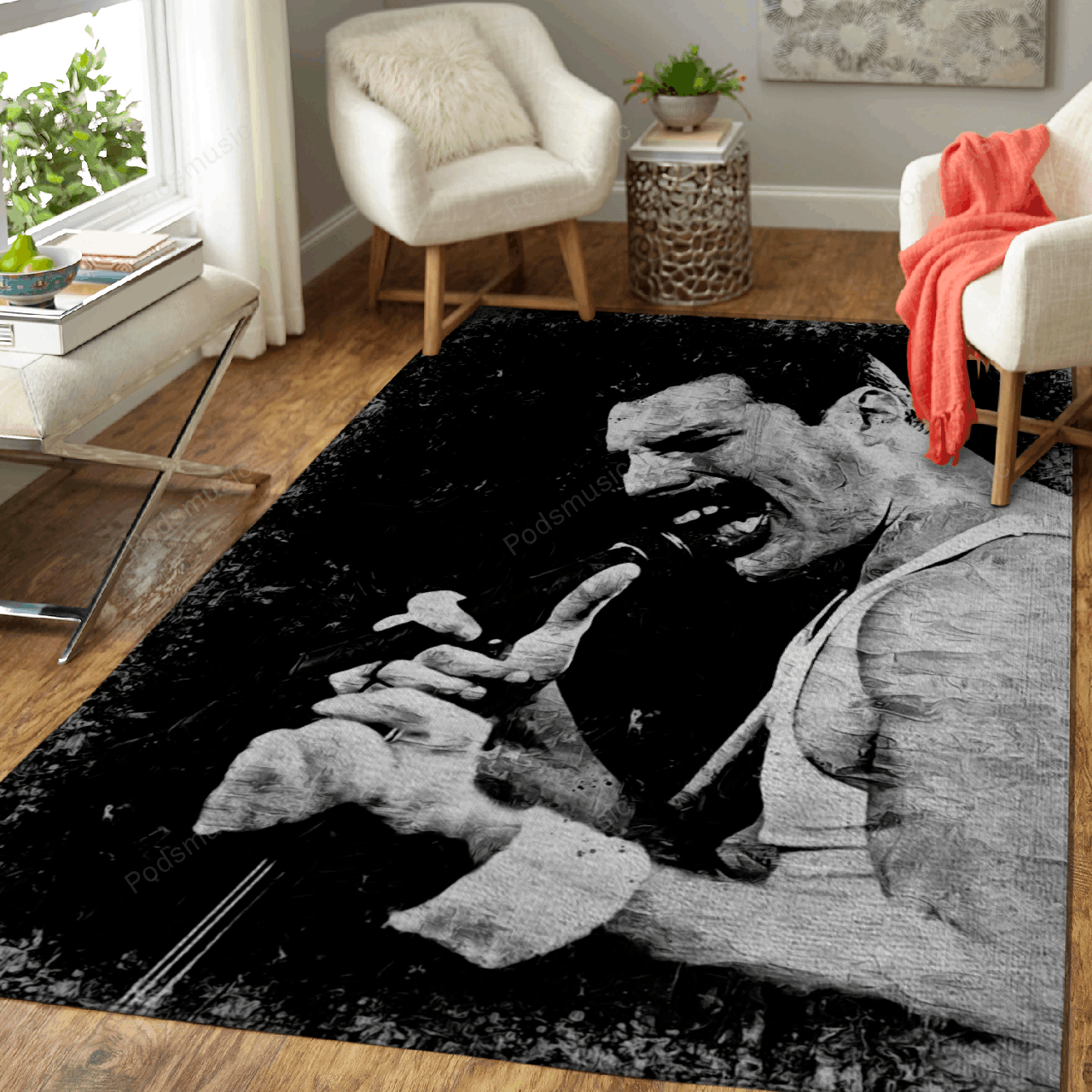 FREDDIE MERCURY – Music Monochrome Art For Fans Area Rug Carpet