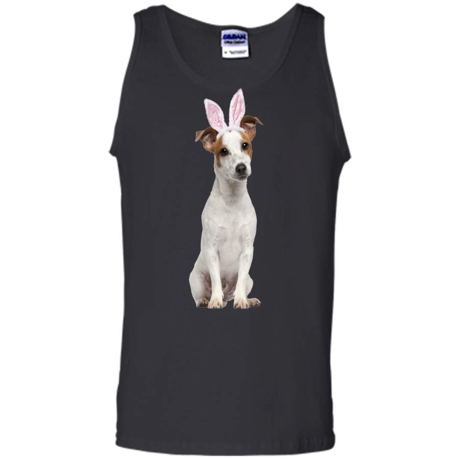 Jack Russell Wearing Easter Bunny Ears Dog T-Shirt Tank Top