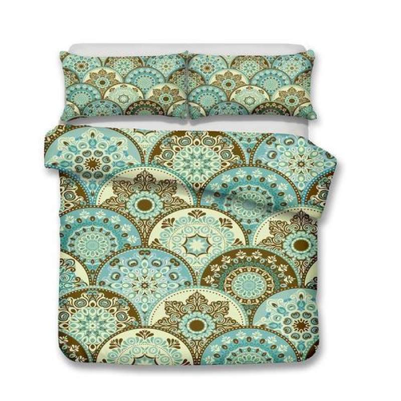 2019 New Design Art Print Bedding Bohemia Green Bedding Sets Bohemian